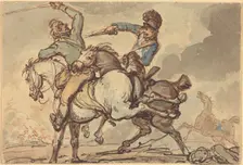 Cavalry Skirmish. Creator: Thomas Rowlandson