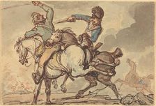 Cavalry Skirmish. Creator: Thomas Rowlandson