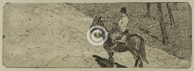 Cavalry Soldier, n.d. Creator: Giovanni Fattori.