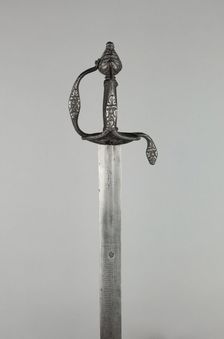 Cavalry Sword with Calendar Blade, Germany, mid-17th century. Creator: Unknown