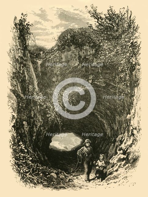 'Cave at Pegwell Bay', 1898. Creator: Unknown.