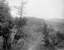 Cave Cliff, near Jamesville, N.Y., The, between 1900 and 1906. Creator: Unknown