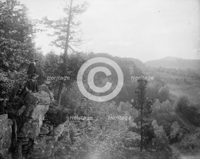 Cave Cliff, near Jamesville, N.Y., The, between 1900 and 1906. Creator: Unknown.