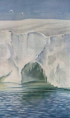Cave in the Barrier, Cape Crozier, Jan. 4th, 1911 (1913). Artist: Edward Wilson