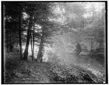 Cave pool, Analomink River, Pa., c1900. Creator: Unknown