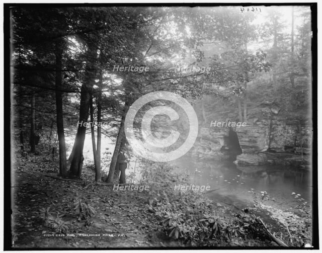 Cave pool, Analomink River, Pa., c1900. Creator: Unknown.