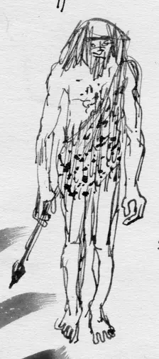 Caveman, c1950. Creator: Shirley Markham