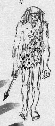 Caveman, c1950. Creator: Shirley Markham