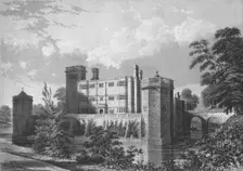 Caverswall Castle, Staffordshire, 1845. Artist: WL Walton
