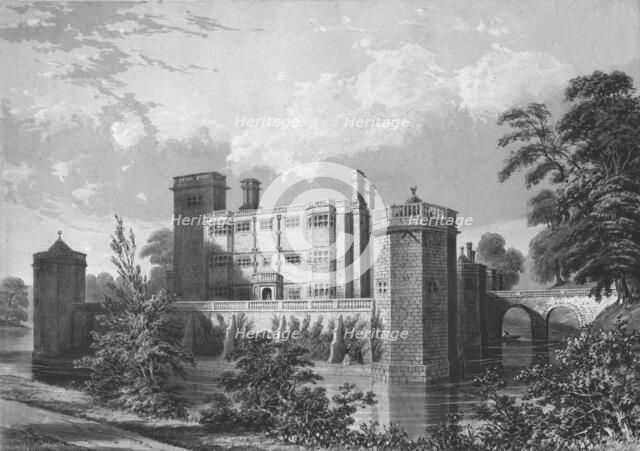 Caverswall Castle, Staffordshire, 1845. Artist: WL Walton.