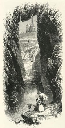 Caves at Tenby c1870