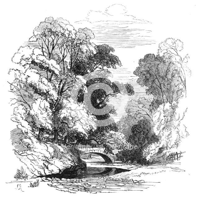 Cawdor Bridge, 1868. Creator: S Read.