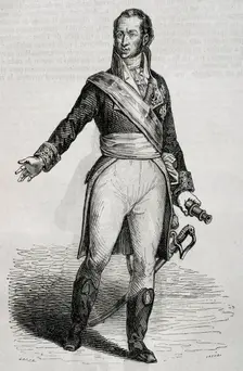 Cayetano Valdés y Flórez, (1767-1835), Spanish military and sailor, 1853. Creators: Eusebio Zarza, Tomás Carlos Capuz