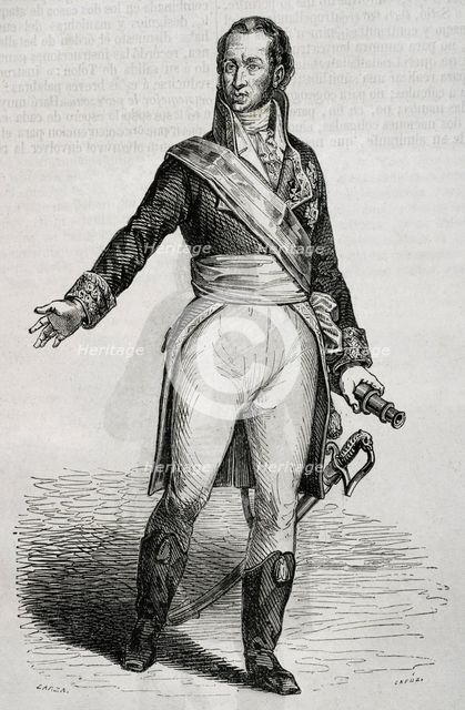 Cayetano Valdés y Flórez, (1767-1835), Spanish military and sailor, 1853.  Creators: Eusebio Zarza, Tomás Carlos Capuz.