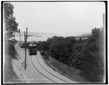 Cayuga Lake from Cornell Heights, Ithaca, N.Y., between 1890 and 1901. Creator: Unknown
