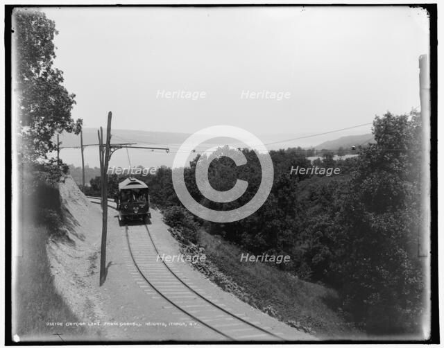 Cayuga Lake from Cornell Heights, Ithaca, N.Y., between 1890 and 1901. Creator: Unknown.