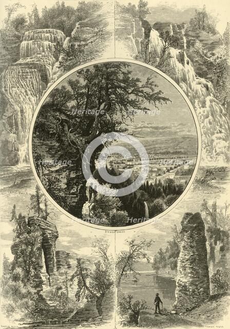 'Cayuga Lake Scenery', 1874.  Creator: John J. Harley.