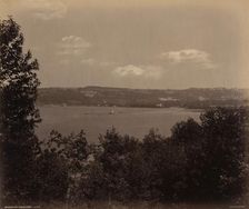 Cayuga Lake Toward Ithaca, c. 1895. Creator: William H Rau