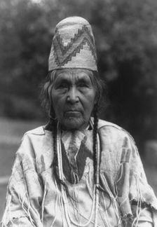 Cayuse matron, c1910. Creator: Edward Sheriff Curtis