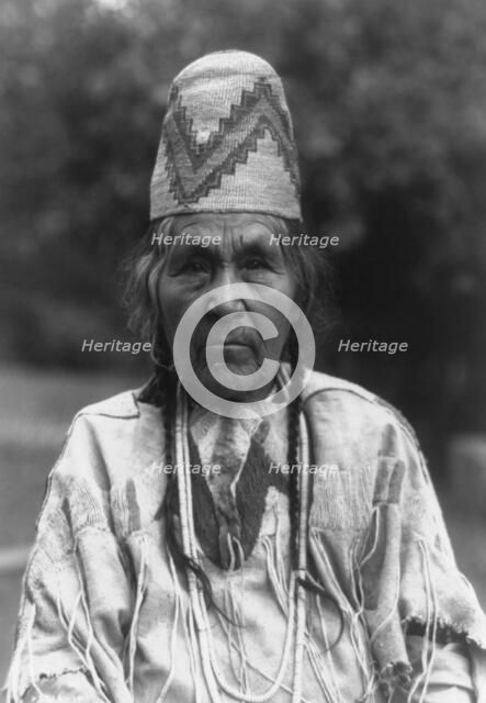 Cayuse matron, c1910. Creator: Edward Sheriff Curtis.