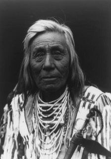 Cayuse type, c1910. Creator: Edward Sheriff Curtis