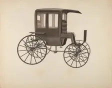 Cab or Cabriole, c. 1936. Creator: Fred Weiss