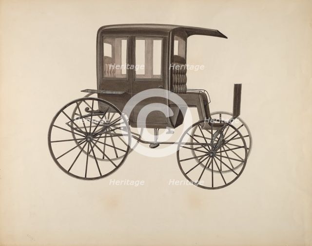 Cab or Cabriole, c. 1936. Creator: Fred Weiss.