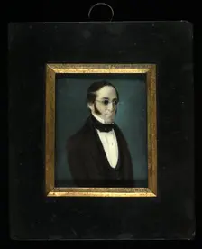 Caballero con lentes de la familia Canals, ca. 1840-1855. Creator: Unknown