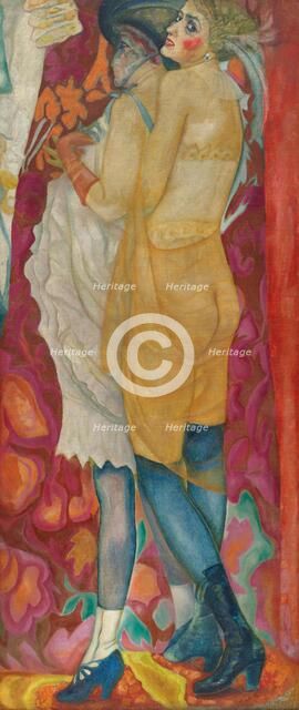 Cabaret "The Actors Rest", 1916. Creator: Grigoriev, Boris Dmitryevich (1886-1939).