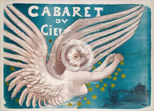 Cabaret Du Ciel , 1880-1890. Creator: Willette, Adolphe (1857-1926).