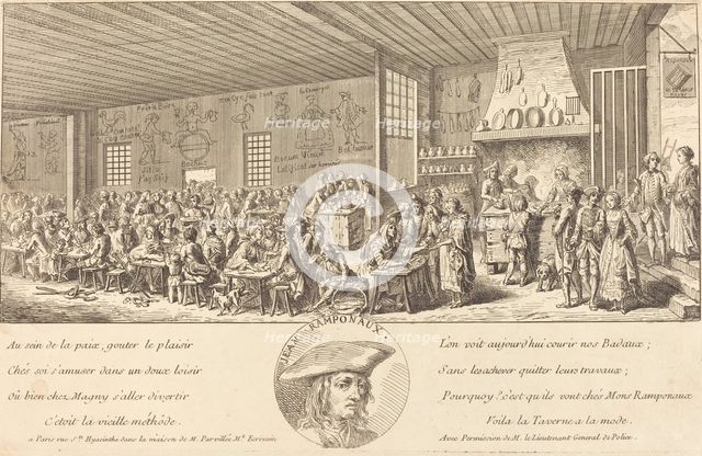 Cabaret of Ramponaux, c. 1760. Creator: Unknown.