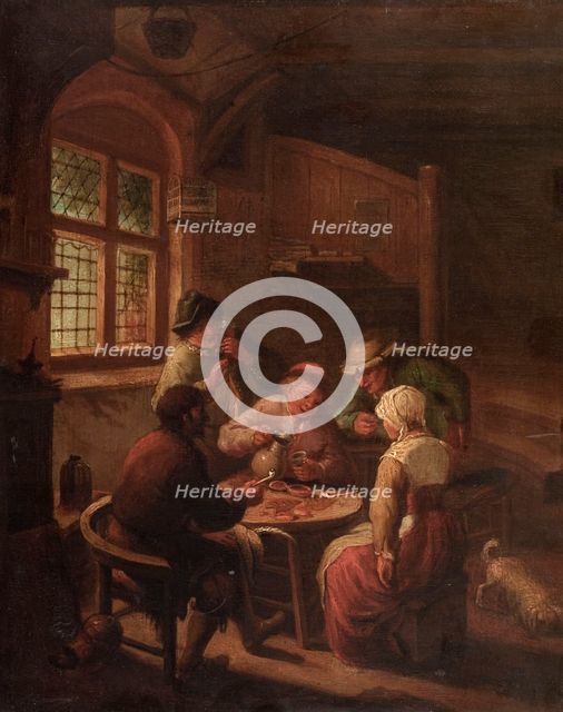 Cabaret scene, after Adriaen van Ostade. Creator: Unknown.