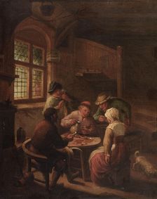 Cabaret scene, after Adriaen van Ostade. Creator: Unknown