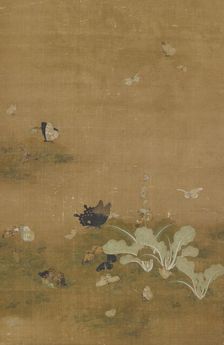 Cabbages and Butterflies, 15th-16th century. Creator: Nianyi