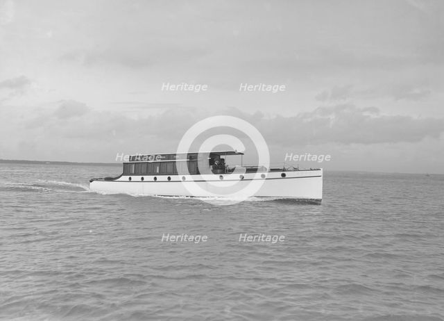 Cabin cruiser D.G.S.P., 1913. Creator: Kirk & Sons of Cowes.