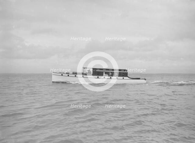 Cabin cruiser D.G.S.P., 1913. Creator: Kirk & Sons of Cowes.