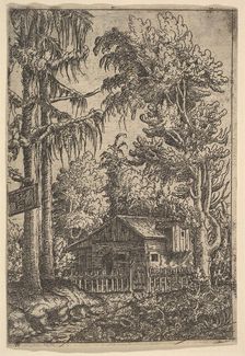 Cabin Among Trees, 1551. Creator: Hans Sebald Lautensack