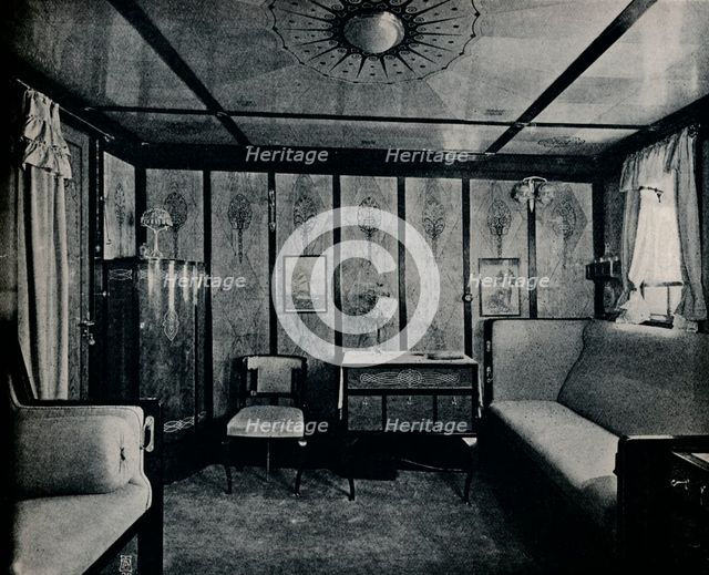 'Cabin-De-Luxe on the North German Lloyd SS. Kronprinzessin Cecilie', c1907. Artist: Unknown.