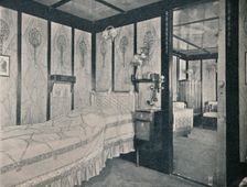 Cabin-De-Luxe on the North German Lloyd SS. Kronprinzessin Cecilie c1907