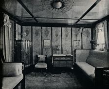 Cabin-De-Luxe on the North German Lloyd SS. Kronprinzessin Cecilie c1907