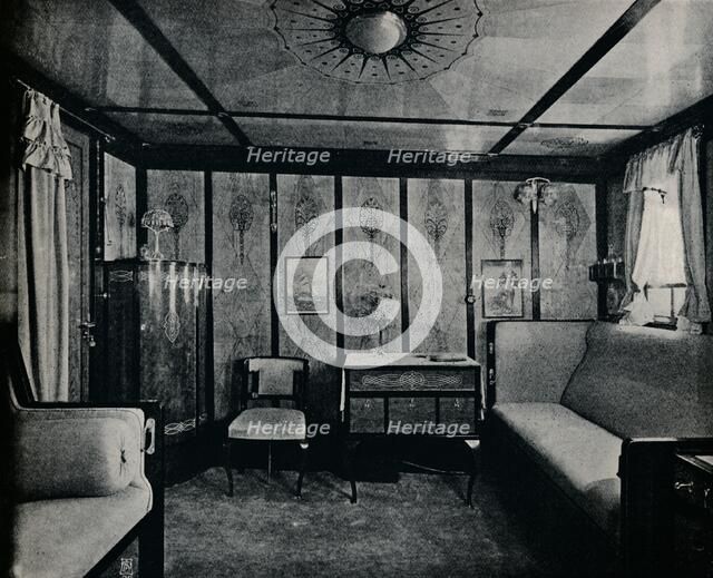 'Cabin-De-Luxe on the North German Lloyd SS. Kronprinzessin Cecilie', c1907. Artist: Unknown.