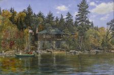 Cabin in Algonquin Park, 1910. Creator: Max Brodel