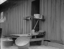 Cabin in Hancock County, Mississippi, 1937. Creator: Dorothea Lange