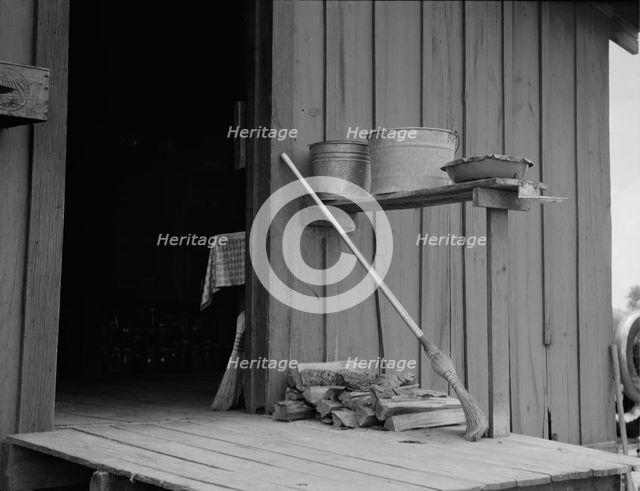 Cabin in Hancock County, Mississippi, 1937. Creator: Dorothea Lange.