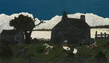 Cabin in the Cotton, c. 1931-1937. Creator: Horace Pippin