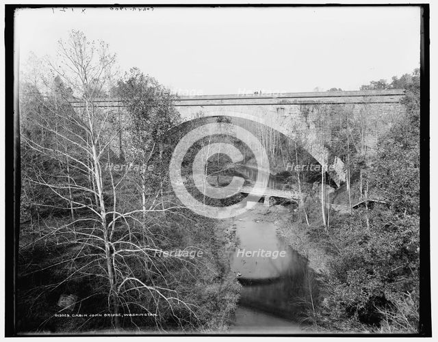 Cabin John Bridge, Washington [sic], c1901. Creator: Unknown.