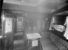 Cabin on the steam yacht Venetia 1920. Creator: Kirk & Sons of Cowes