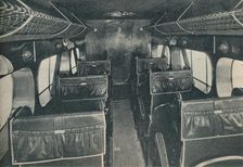 Cabin of a De Havilland DH86B biplane, c1934 (c1937)
