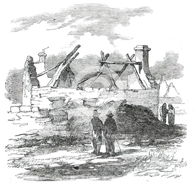 Cabin of Pat. MacNamara, Village of Clear, 1850. Creator: Unknown.