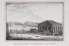 Cabin of Peter the Great (Series Views of Saint Petersburg), 1820s. Artist: Pluchart, Alexander (1777-1827)